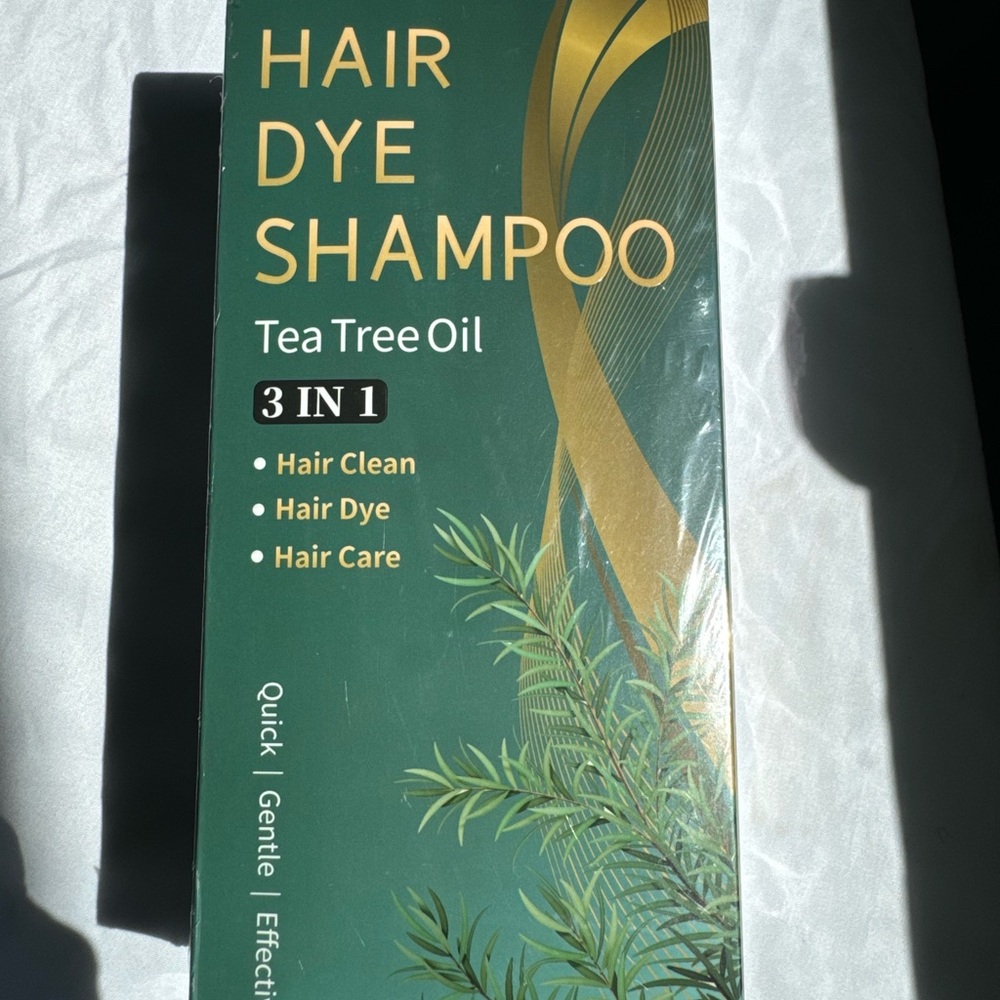 Tea Tree Oil Hair Dye Shampoo - Green